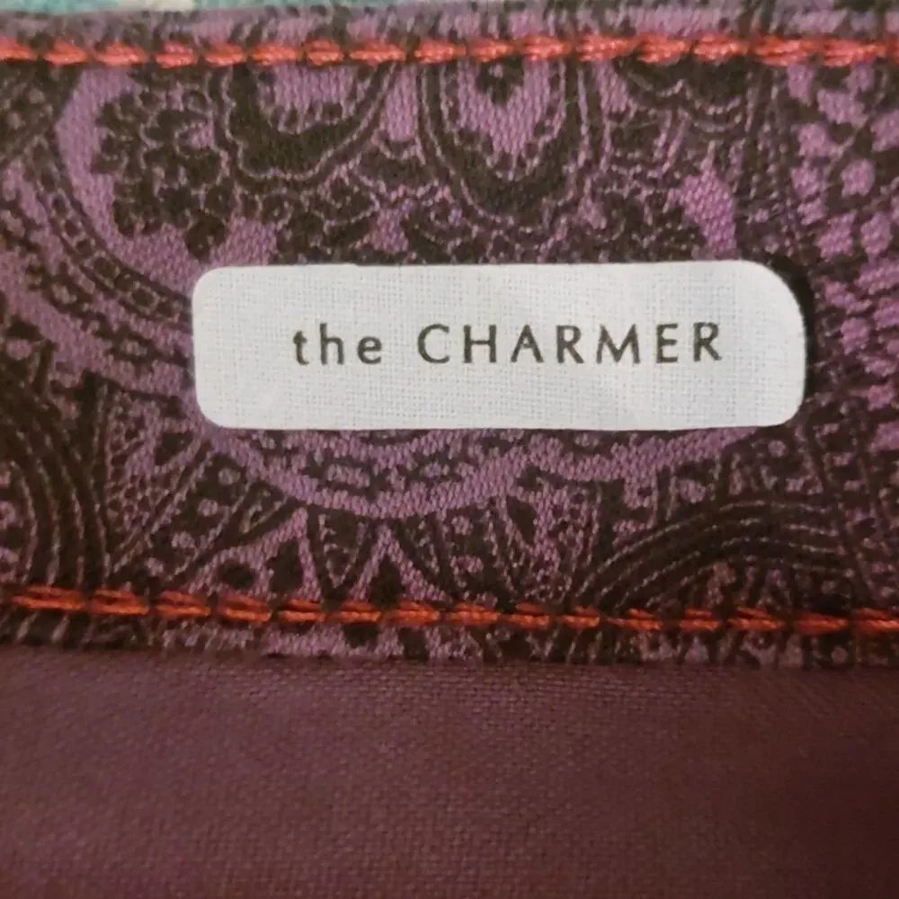 Sanctuary‎ Denim The Charmer Purple Plum Lace Pattern Skinny Pants Size 28